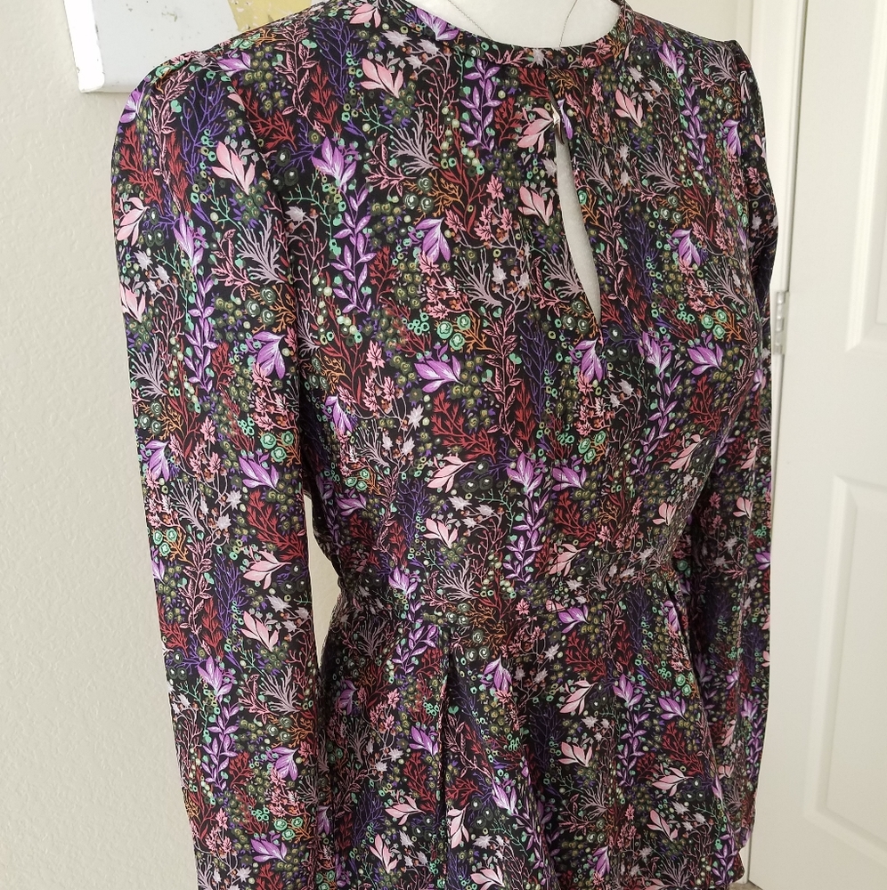 Philosophy Keyhole Floral Ruffle Dress Size XS - Picture 3 of 12